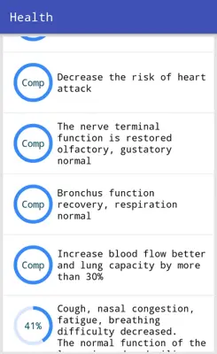 Quit smoking android App screenshot 2